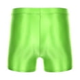 thumbnail image 5 of MSemis Men's Swim Trunks Elastic Nylon Underwear High Waist Swim Shorts Swimming Trunk Fluorescent Green L, 5 of 5