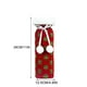 thumbnail image 3 of Adornos navideños, adornos navideños, regalos navideños, juego de botellas de vino, adornos navideños, bolsa de terciopelo para botellas de vino, juego de vino navideño, funda para botella de vino par, 3 of 7