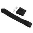 thumbnail image 3 of Juego de corbata de regalo para hombre, corbata de seda, clip de corbata, suave, ligero, cuadrado de bolsillo, gemelos, juego de 8 cm de ancho para negocios, color negro, 3 of 15