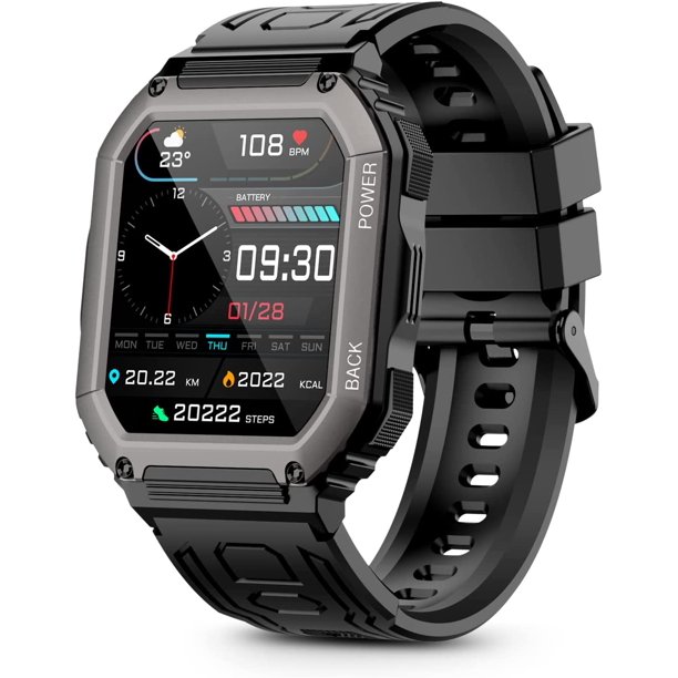 Military Smart Watches for Men with Bluetooth Call(Answer/Dial Calls