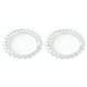 thumbnail image 1 of 2 bandejas redondas de vidrio para velas, elegantes candelabros con base para velas perfumadas, 1 of 7