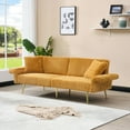thumbnail image 2 of Corduroy Material - Convertible Sofa - Living Spaces - Comfortable and Stylish, 2 of 6