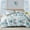 Blue-Taupe & Light Gray, variant on Flymme Coastal Bedding Comforter Set Queen Bed in a Bag Pink 7 Pieces Beach Themed Comforter Set with Sheets Complete Ocean Bedding Sets for All Season