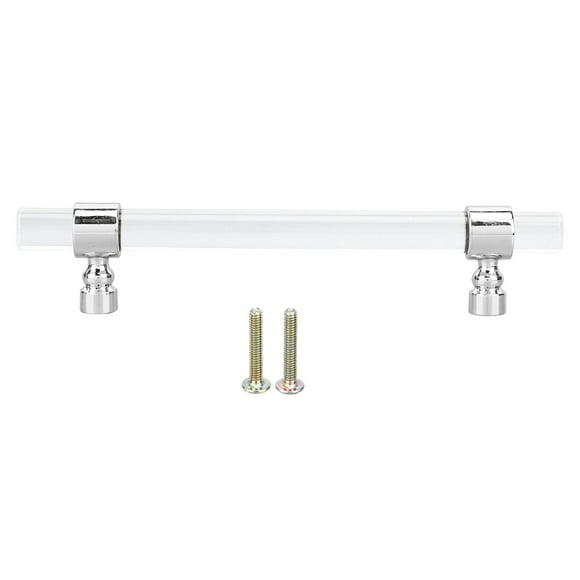 Crystal Acrylic Handle Transparent Easy to Install Drawer Pull Handle for Cabinets Drawers Dressers
