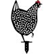 thumbnail image 1 of Metal Garden Statue - Chicken Motif - Handmade - Garden Decoration - Garden Decoration, 1 of 5