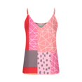 thumbnail image 2 of Gibobby Camiseta de tirantes con estampado de camisola para mujer, camiseta, blusa, camiseta sin mangas, cuello en V, tirantes finos(Rosa,XG), 2 of 4