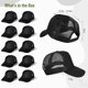 thumbnail image 5 of 10 gorras de camionero en blanco con sublimación, cómodas gorras de camionero de malla de poliéster, gorras de béisbol de malla unisex, gorras de malla de verano para hombres y mujeres, 5 of 7