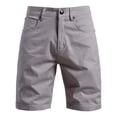 thumbnail image 5 of Men's Stretch Chino Short Slim Fit Shorts Summer Casual Shorts with Pocket, 5 of 5