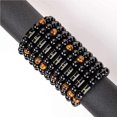 thumbnail image 2 of Minnieouse 26 pulseras con letras ajustables de 10mm, cuentas de piedra de ojo de tigre de ónix negro Natural, de cuerda trenzada, regalo Ropa, zapatos y accesorios Miscelánea No.16 Minnieouse AP006886-16, 2 of 6
