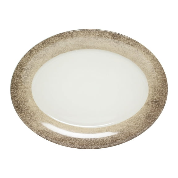 Excellante Jazz Melamine Dinnerware Collection 12" x 9" Platter, Comes in Dozen