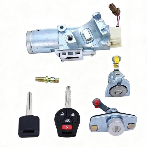 Ignition Lock Cylinder Switch Key for Nissan Versa 2012-2019 D8700-1HL0A