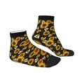 thumbnail image 6 of Salouo Sunflowers And Bww Pattern Unisex Middle Tube Socks,Middle-Finger Knee High Socks Over The Calf Tube Stocking Crew Stockings for Women and Men Tube Socks, 6 of 8