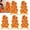 5pcs, variant on Basketball Balloons with Self Standing Foil Columns, 3.5 ft Sports Party Decor