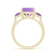 thumbnail image 2 of ANGARA Natural 3.1 Ct. Amethyst Fashion Ring in 14K Yellow Gold for Women (Ring Size: 12), 2 of 10