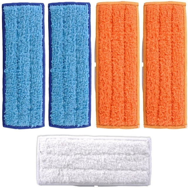 5 Packs Mopping Pads for iRobot Braava Jet 245 240 200 Series 241 250 Robot Washable Wet Mops