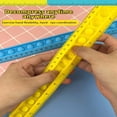 thumbnail image 5 of QUTETN 1pc Soft Multi-Color Silicone Folding Ruler With Scale  Pressure-Relieving Toy Designed For Use During Breaks  Ideal For Office Or Studying, 5 of 6