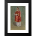 thumbnail image 2 of Joža Úprka 11x14 Black Modern Framed Museum Art Print Titled - Figure of Clergyman (1890-1900), 2 of 5