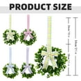 thumbnail image 3 of Christmas Kitchen Cabinet Wreaths, Ongmies Exquisite Decorative Wreaths, Perfectly Crafted for Cabinet Hanging & Holiday Decor, Christmas Decorations Indoor, 3 of 9