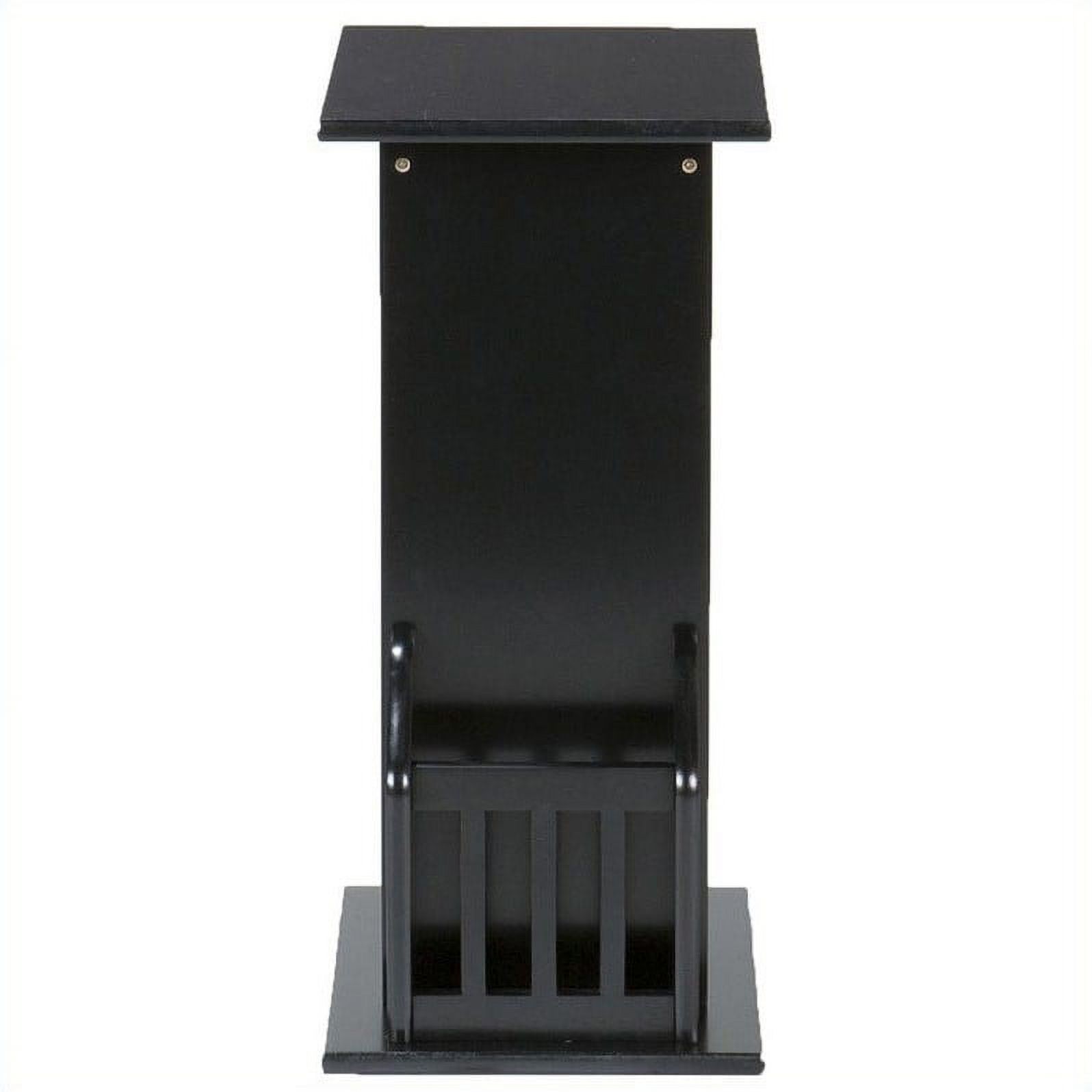 SEI Furniture Upton Magazine Snack Table in Black - image 6 of 9
