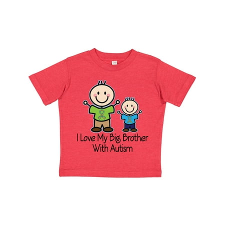 

Inktastic Autism I Love My Big Brother Awareness Gift Toddler Boy Girl T-Shirt