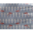 thumbnail image 4 of oneOone Georgette Viscose Fabric Geometric & Flamingo Bird Printed Craft Fabric BTY 42 Inch Wide, 4 of 4