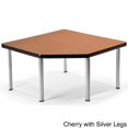 thumbnail image 2 of ET3030-GRY-BLG -OFM office home computer college school task corner table with 5 legs, 2 of 5