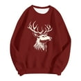 thumbnail image 4 of CYiJun Men's Fleece Crewneck Sweatshirt Lightweight Loose fit Soft Basic Pullover Sweatshirt,Size 2XL, 4 of 5