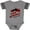 Football Heather and Smoke, variant on Inktastic My Great Grandma Loves Me with Cute Ladybugs Boys or Girls Baby Bodysuit