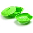 thumbnail image 2 of Norpro Microwave Silicone Vegitable Steamer 32 Ounces Capacity Oven Safe, 2 of 3