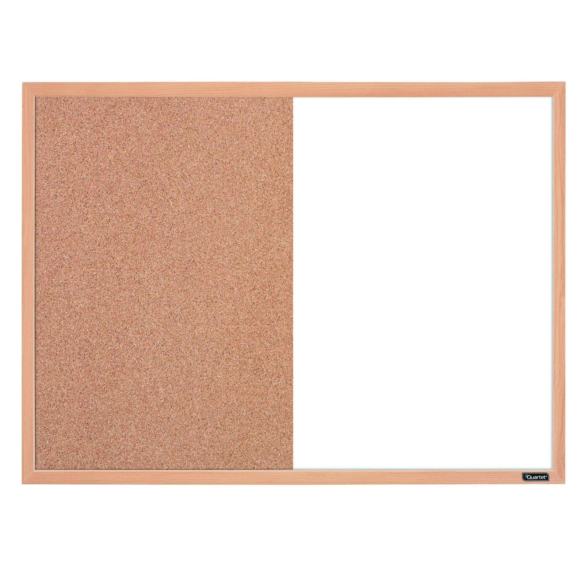 Quartet Board, 17" x 23", Dry-Erase & Cork, Oak Frame (35-380402Q) - Walmart.com
