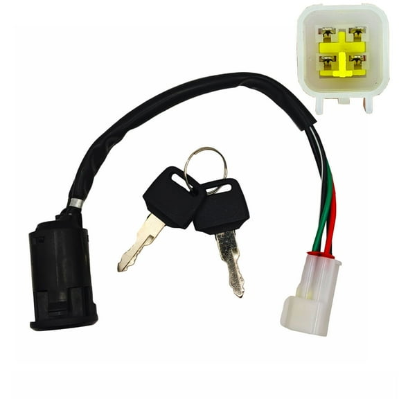 Key Ignition Switch for Apollo Dirt Bike & ATV with Water-Resistant Harness Plug Blazer 125cc
