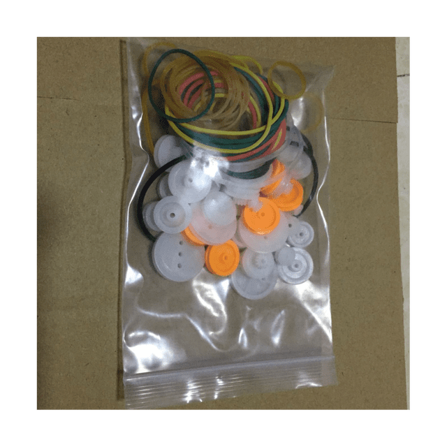 84Pcs Transmission Belt Pulley Rubber Band Combination Set Stretchable Engine Drive Round Belt
