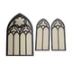 thumbnail image 4 of 3 espejos góticos para decoración de pared, espejos de pared arqueados decorativos, espejo de tocador dorado, 4 of 9