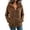 Solid Color, variant on Tqcoqu Women's Sherpa Hooded Jacket, Full Zip Long Sleeve Fall Fleece Coat, Solid Color Winter Fuzzy Teddy Coats,Women's,Size S-XXL