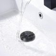 thumbnail image 4 of Black Sink Waste Basin, Chrome Pop Up Waste Large Area, Automatic Pop Up With Overflow Drain, Copper Pop Up Spring Stopper Basin Sink For Bathroom, Wa, 4 of 5