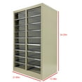 thumbnail image 3 of 18 Medium Drawer File Cabinet for Office Book Locker Bank Reference Room Invoice Storage, 3 of 9