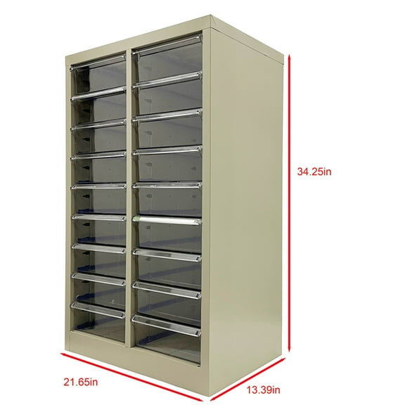 18 Drawers Parts Cabinet Bolt and Nut Tool Storage Cabinet File Cabinet