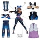 thumbnail image 3 of Disfraz de Cosplay de neón del juego Valorant Disfraz de Cosplay de neón azul para mujer Uniforme de combate Traje de fiesta de Halloween Conjunto completo, 3 of 4