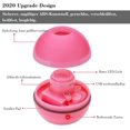 thumbnail image 5 of Juguete rojo para gatos, pelota con luz LED, rotación automática de 360 grados y carga USB, juguete interactivo para gatos, perros y gatitos., 5 of 5
