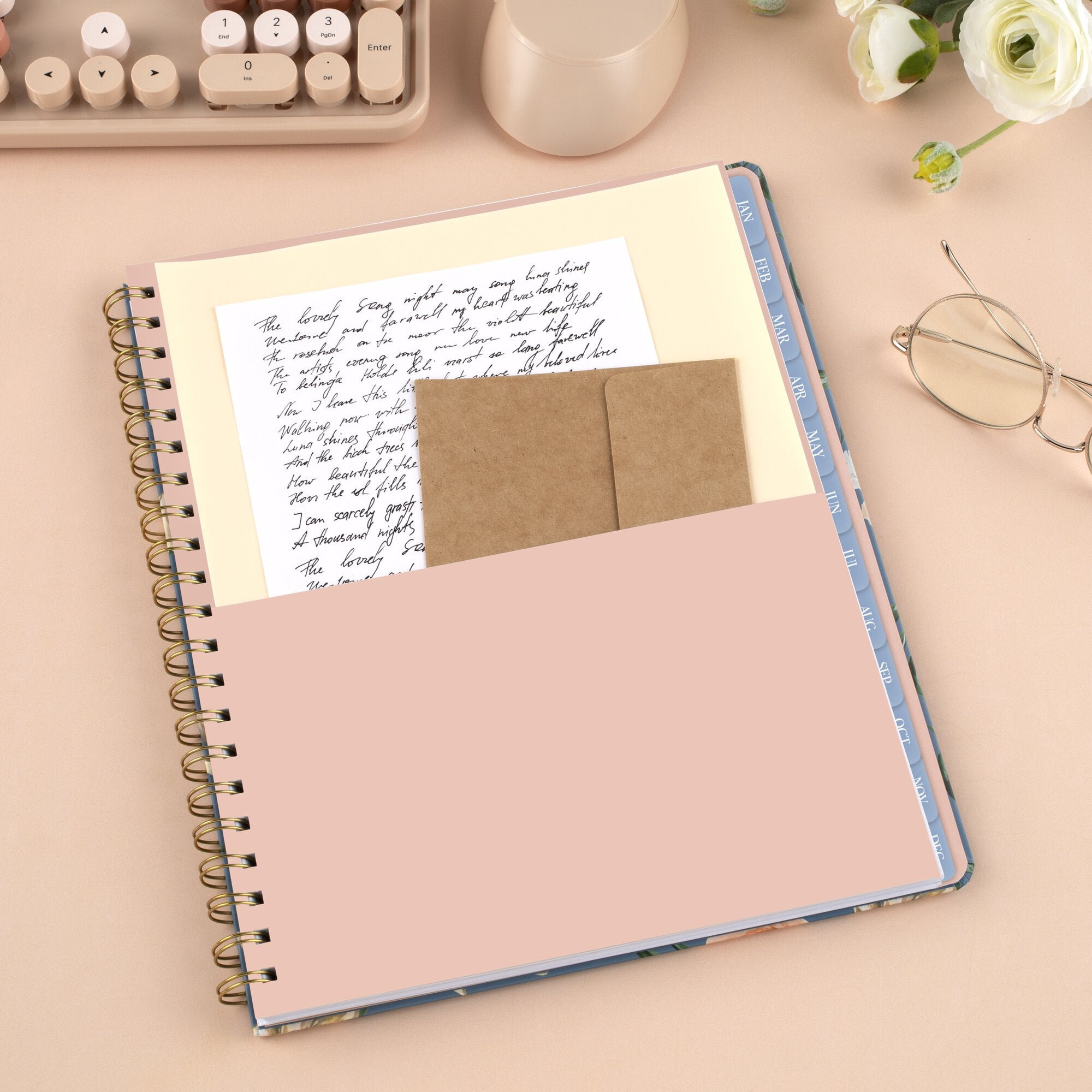 PenPillar for Mead Cambridge 2027 Weekly Monthly Planner Elora Large 8 12 x 11 -