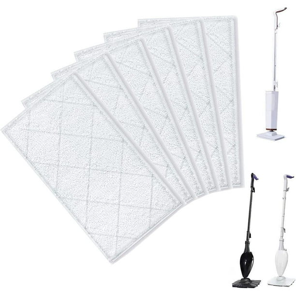Hometimes 8PCS Light n Easy Steam Mop Pads for 7618ANW 7618ANB S3101, Steamer Mop Replacement