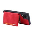 thumbnail image 3 of Nalacover Case Compatible with Samsung A12 , Detachable Wallet Pocket with Credit Card Holder, Back Flip Premium Leather Magnetic Clasp Kickstand Cover For Samsung Galaxy A12 ,Red, 3 of 7