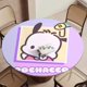 thumbnail image 5 of Pochacco-theme Fitted Round Tablecloths Elastic Edged Table Covers Waterproof Table Cloth for Kitchen Holiday Party Tables Decor 120cm, 5 of 6