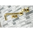 thumbnail image 3 of Kingston Brass KS6022DX Concord Two-Handle Wall Mount Roman Tub Faucet, Polished Brass, 3 of 7