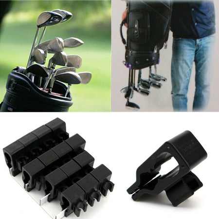 14x Golf Bag Organizer Club Putter Clip Holder Set for All Wedge Iron