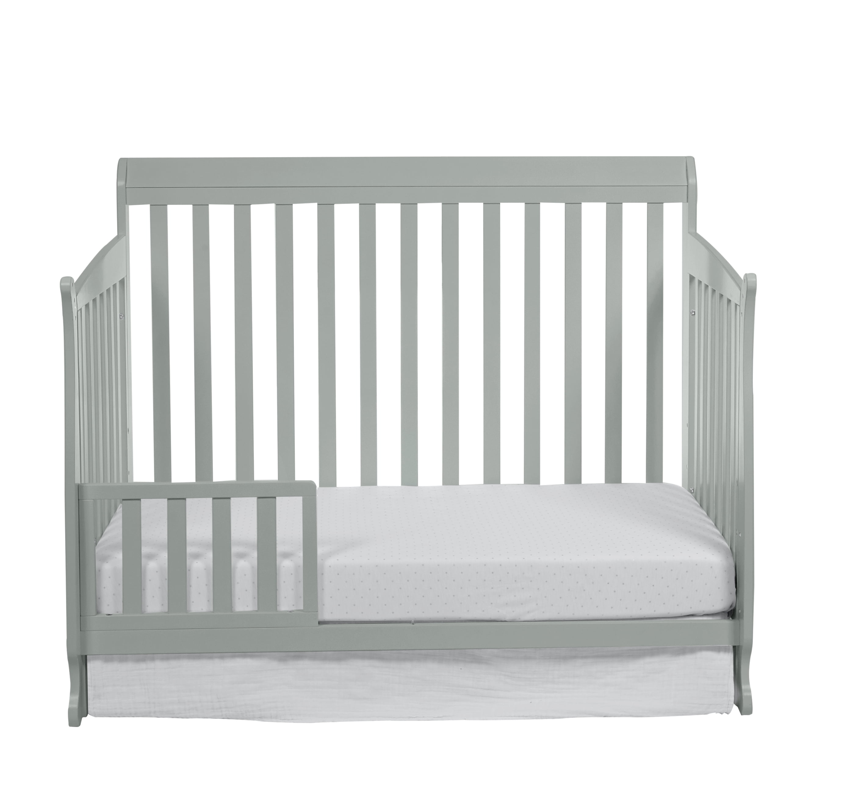Suite Bebe Riley Traditional Crib and Toddler Guard Rail Bundle,  Gray