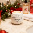 thumbnail image 3 of MINSUI-Thank You Gifts for Women Men, 10 Oz Handmade Ceramic Lavender Scented Candle, Hostess Gifts for Women, Thank You Candle, Appreciation Gift for Women Teacher Nurse Doctor Friends Coworkers Emp, 3 of 3