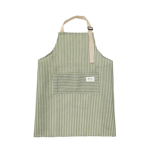 TELOLY Apron Women Polyester Aprons for Women Fresh Style Cooking Aprons for Women,Green