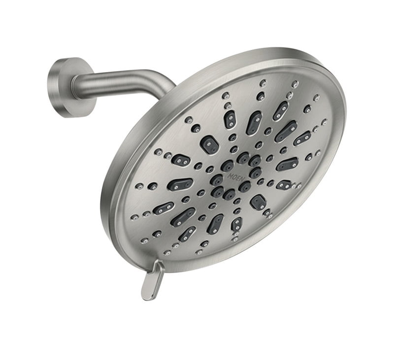 Moen Enthrall Brushed Nickel FiveFunction 9" Diameter Spray Head