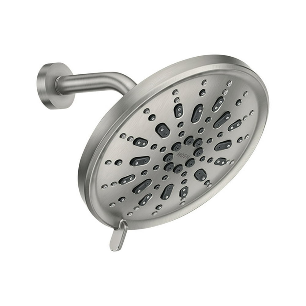 Moen Enthrall Brushed Nickel FiveFunction 9" Diameter Spray Head